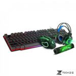 IMICE GK-490 4-in-1 RGB Gaming Keyboard, Mouse, Headset & Mat Combo - Image 2