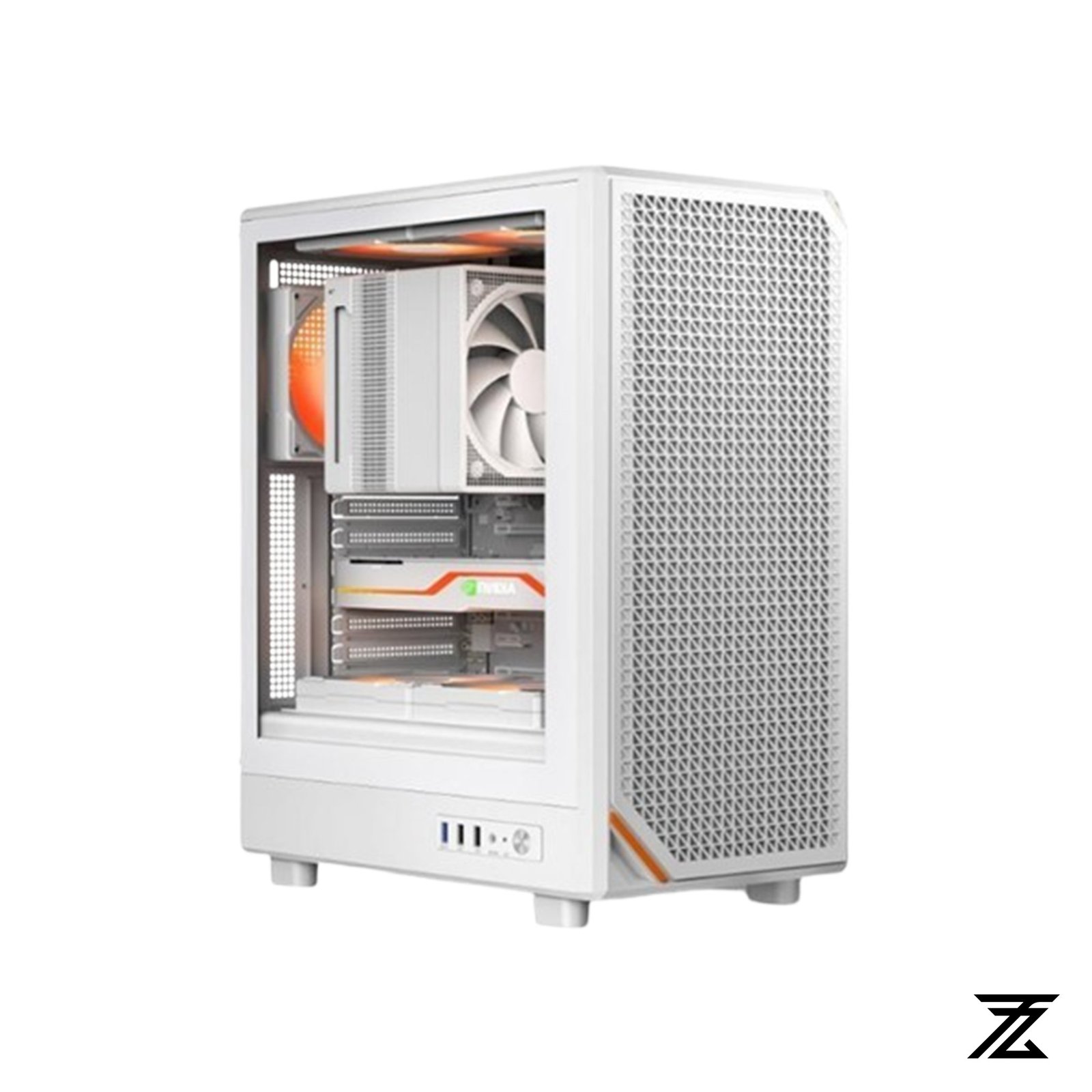 GOLDEN FIELD VAULT WHITE GAMING CASING GOLDEN FIELD VAULT WHITE GAMING CASING - Image 1
