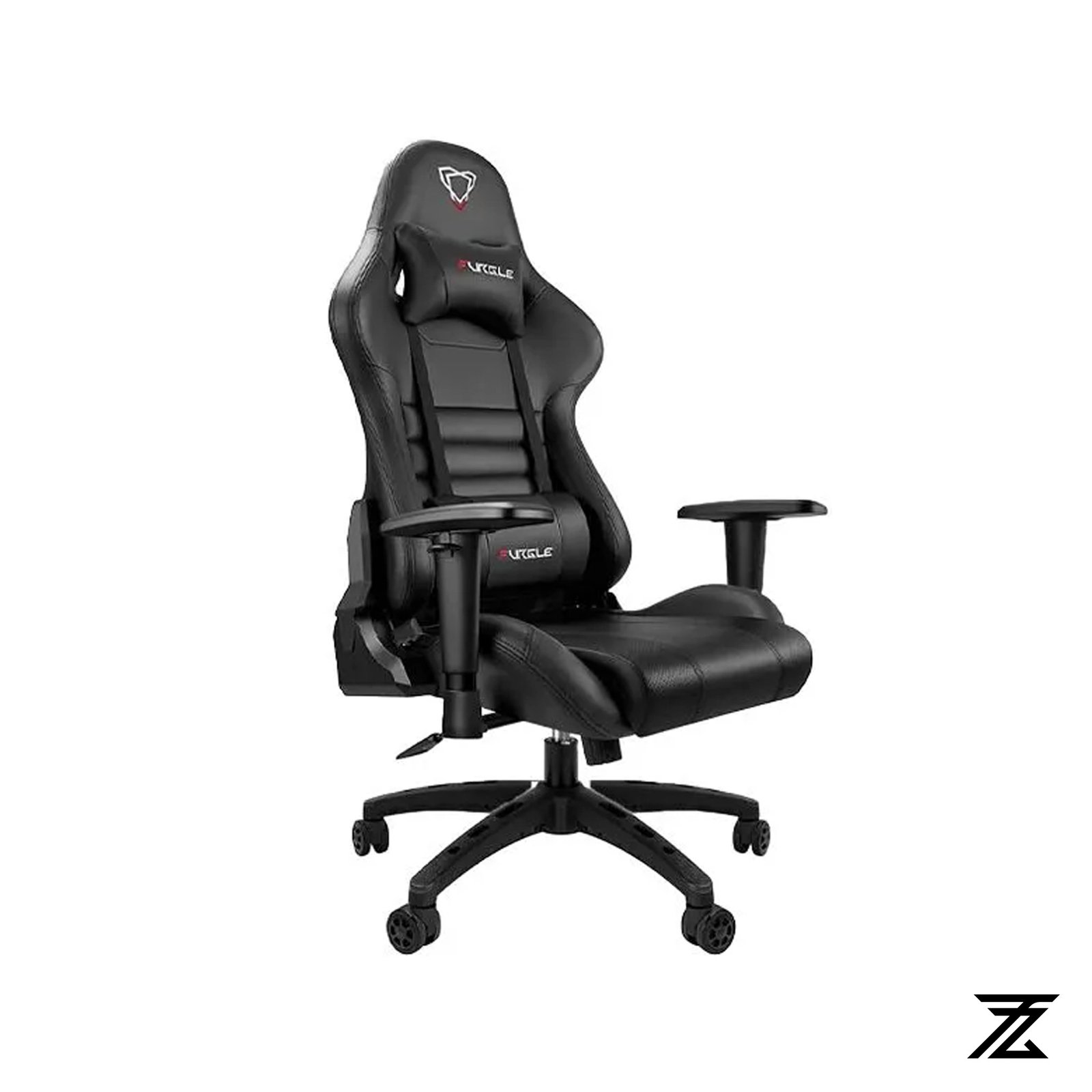 GAMING CHAIR-FURGLE-BLACK 2 FURGLE-BLACK GAMING CHAIR - Image 1